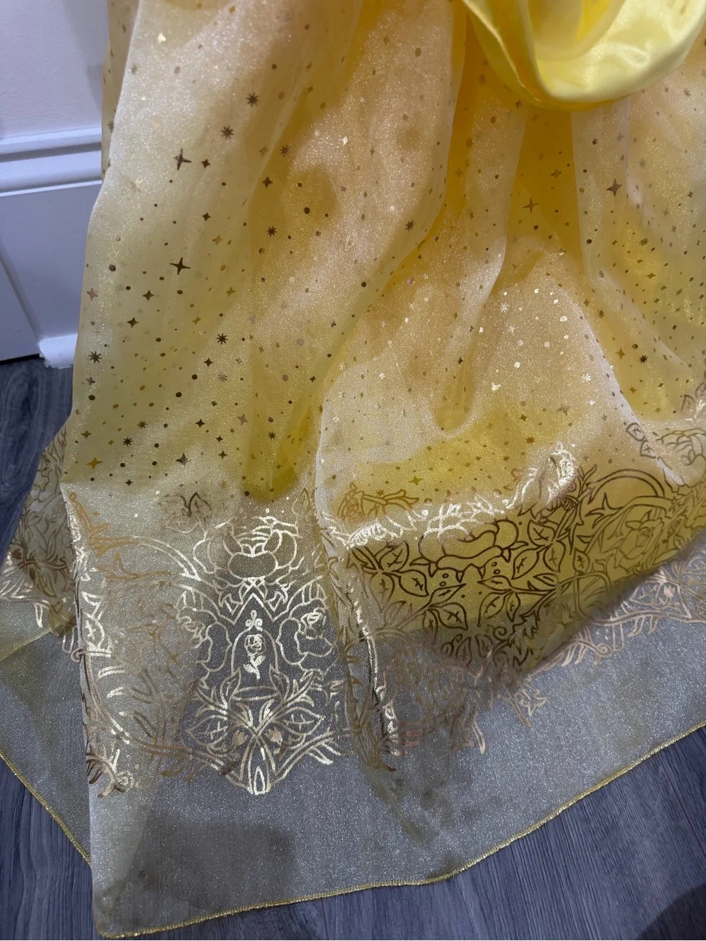 Disney Yellow Princess Ball Gown Costume